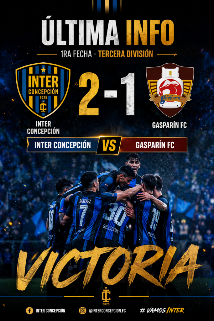 Inter Concepción debuta con victoria en la Tercera División