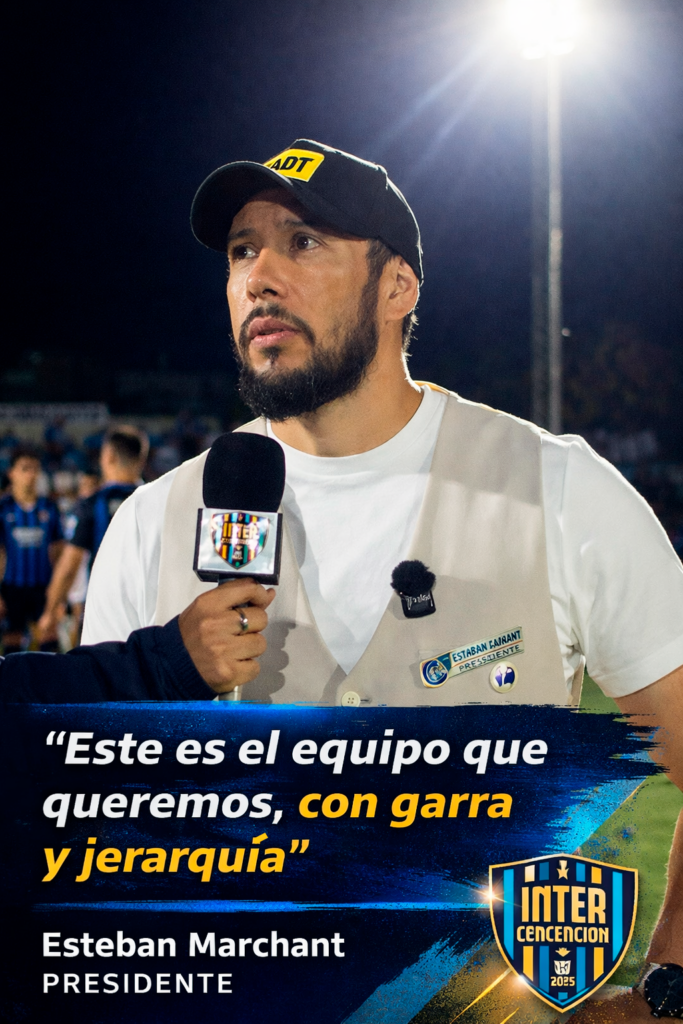 🎙️ Esteban Marchant: “Este es el equipo que queremos, con garra y jerarquía”